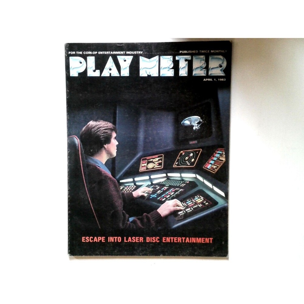 Vintage 1983 Play Meter Magazine Arcade Coin-Op Atari Millipede Sega Star Trek